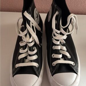 Converse Black and White High-Top Sneakers